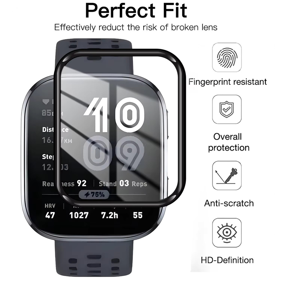 Huami Amazfit Bip 6 Displayschutzfolie, Silikon, transparent - Bild 2