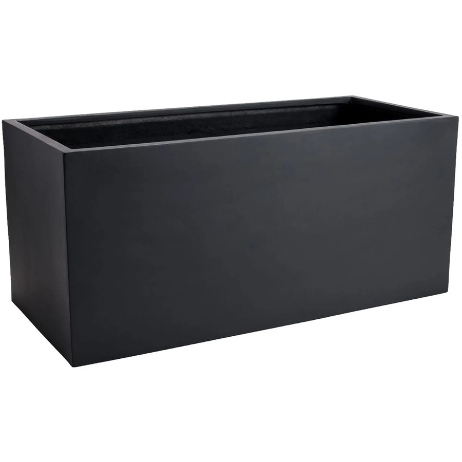 Vivanno Pflanzkübel Maxi aus Fiberglas in Anthrazit, B/T/H: 120 x 45 x 45 cm - Bild 2