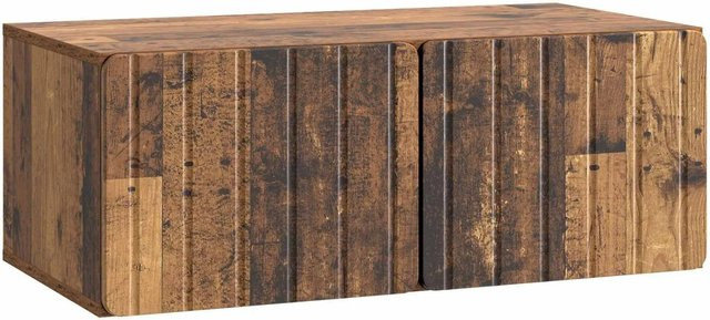 vidaXL Wandmontierter TV-Schrank aus Altholz in Braun, B/T/H: 78,5 x 41 x 30 cm - Bild 1