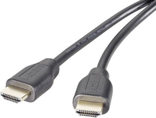 SpeaKa Professional HDMI Anschlusskabel 4K UHD mit Audio Return Channel und Ethernet in Schwarz, Länge: 0,50 m, Modell SP-9024564 - Bild 1