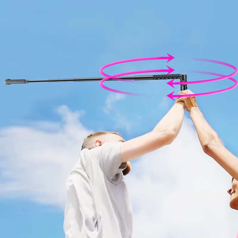 ERIKOLE Kugel Selfie Stick Erweiterungsgriff in Schwarz für Insta360 X4 X3 X2, GoPro 12 11 10 9 8 und DJI Action 4 3 sowie SJCAM Kameras - Bild 3