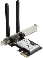 PowerOn DMG-31 WLAN-Adapter PCIe Single-Band WiFi 4 in Schwarz - Bild 1