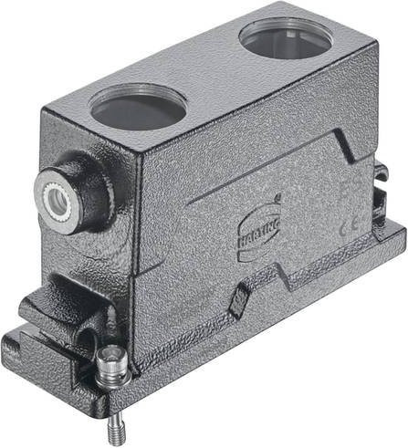 HARTING Tüllengehäuse aus Edelstahl in Grau, Artikelnummer 19 40 524 0427 19405240427 - Bild 1