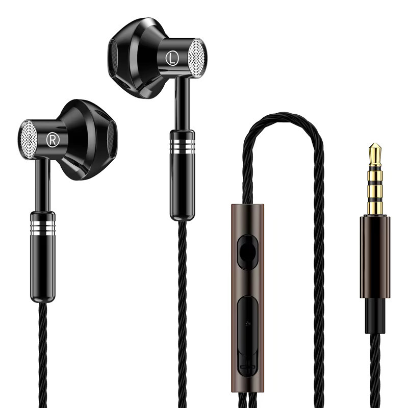 Eardeco In-Ear Kopfhörer mit Mikrofon und 9D Stereo Sound in Schwarz - Bild 4