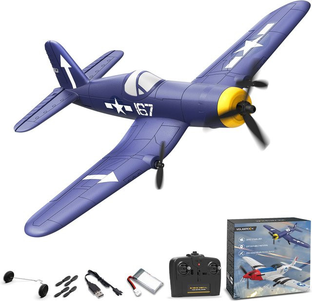 Volantexrc F4U Corsair RC Flugzeug, 2,4G, 3CH, Gyro Stabilisator, RTF - Bild 1