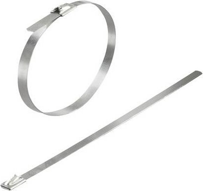 Weidmüller SCT 7.9/680 Kabelbinder in Silber aus Metall, 100 Stück - Bild 1
