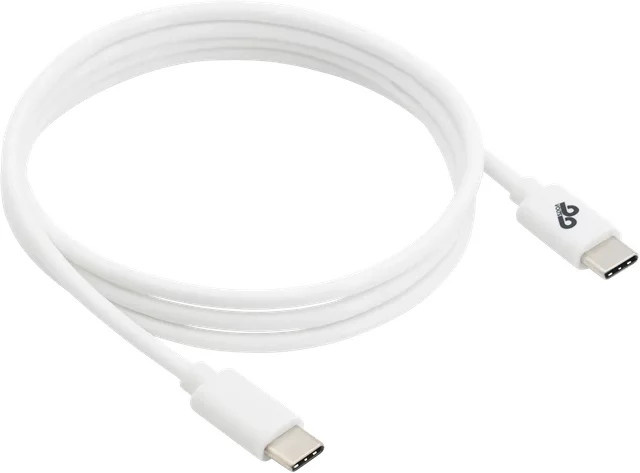 99VOLTS USB-C auf USB-C Kabel in Weiß, Länge: 1 m - Bild 1