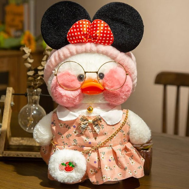 Lalafanfan Ente Plüschtier, 30cm, ab 3 Jahre - Bild 1