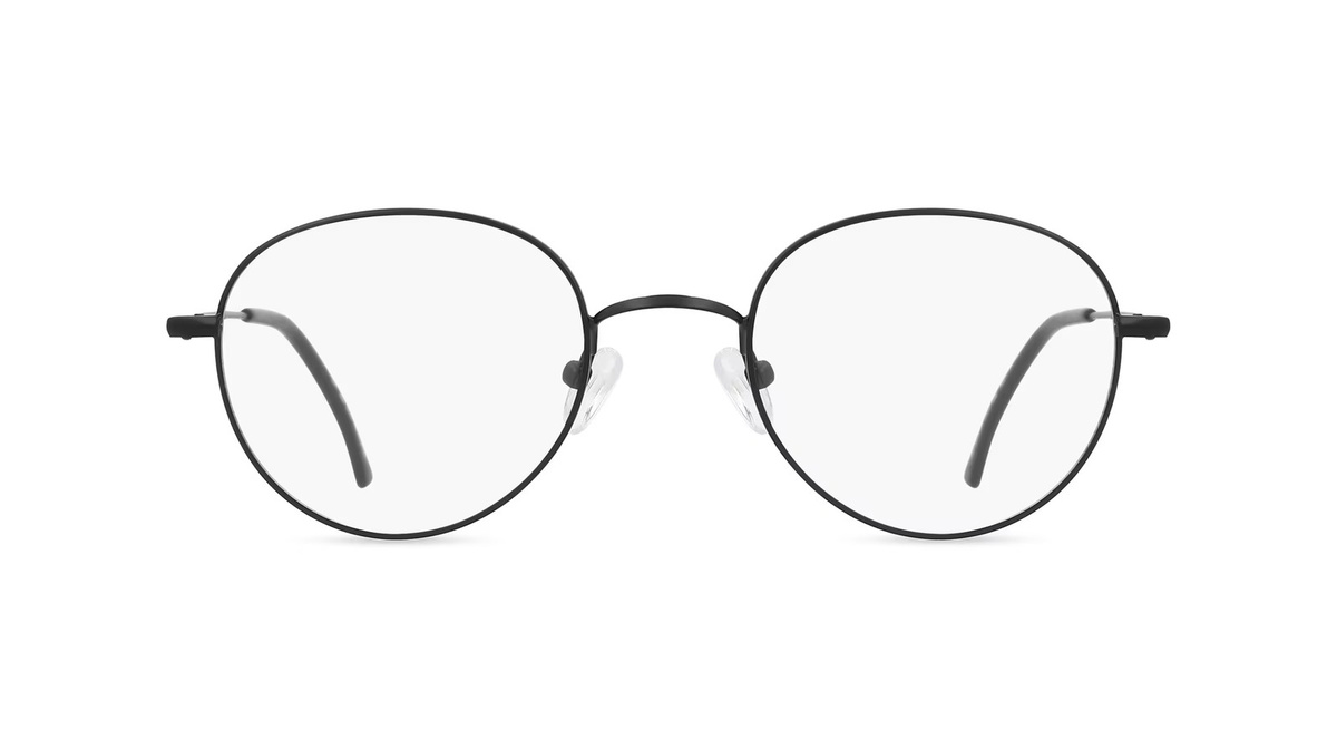 Fielmann BD 352 PANTO CL JONA Korrektionsbrille, Vollrand, Panto, Edelstahl, Unisex, schwarz - Bild 1