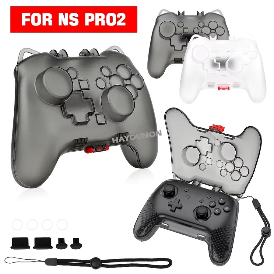 HeroAngel Transparente Hartschalen-Schutzhülle für Nintendo Switch Pro Controller - Bild 3