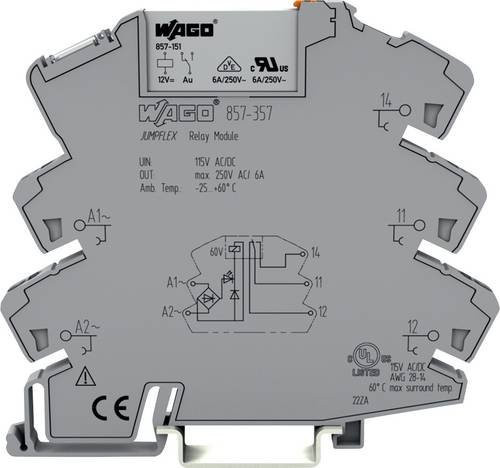 WAGO Relaismodul 857-357 Grau 25 Stück - Bild 1