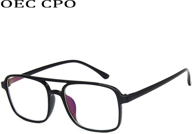 OEC CPO Korrektionsbrille, Vollrand, Square, Kunststoff, transparent, Herren - Bild 1