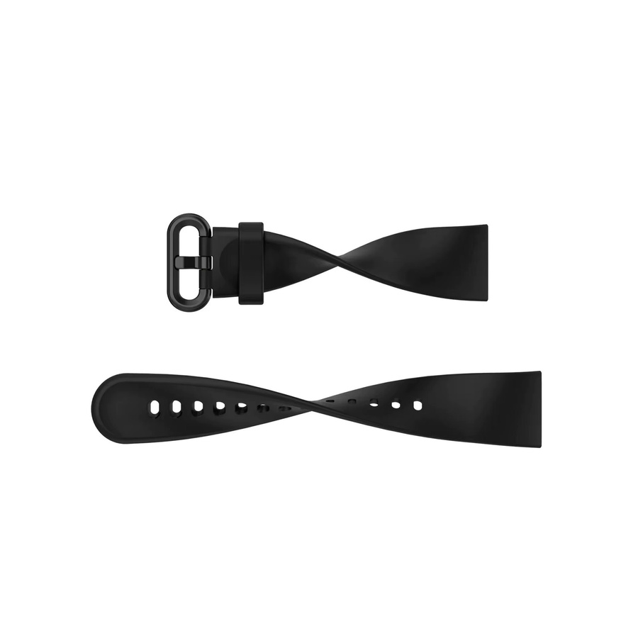 Uhrenarmband Silikon, Schwarz, Unisex - Bild 2