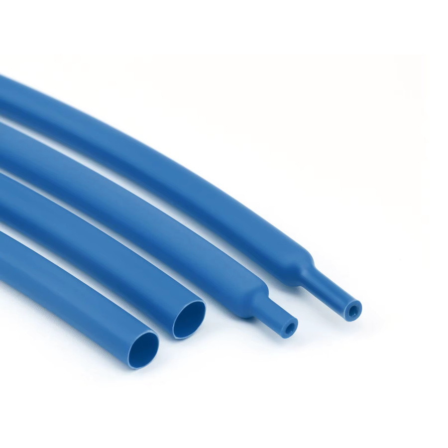 Selbstklebender Schrumpfschlauch für Drähte, wasserdicht, Verhältnis 3:1, Durchmesser: 1,6 mm bis 50 m, Farben: Blau und Rot - Bild 1