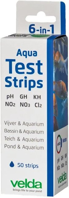 Velda Aqua Test Strips 6 in 1 Teststreifen für Wasser mit 50 Stück - Bild 1