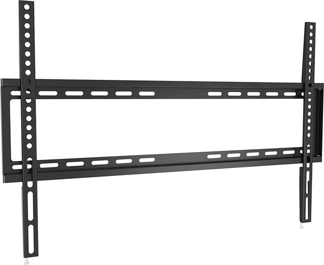 Schwaiger TV-Wandhalterung Fixed 3 für Fernseher von 102 bis 204 cm, max. 45 kg, Schwarz - Bild 1
