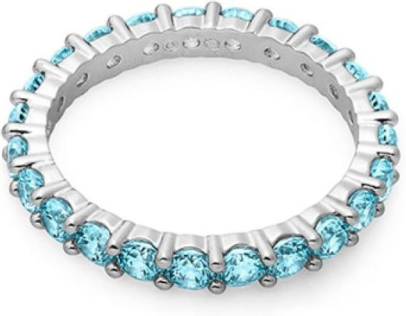 Swarovski Ring, Edelstahl, Silber, Kristall, Damen, Größe 50 - Bild 1