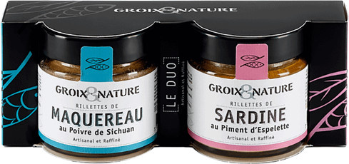 Groix & Nature Rillettes Le Duo 2 x 200 g - Bild 1