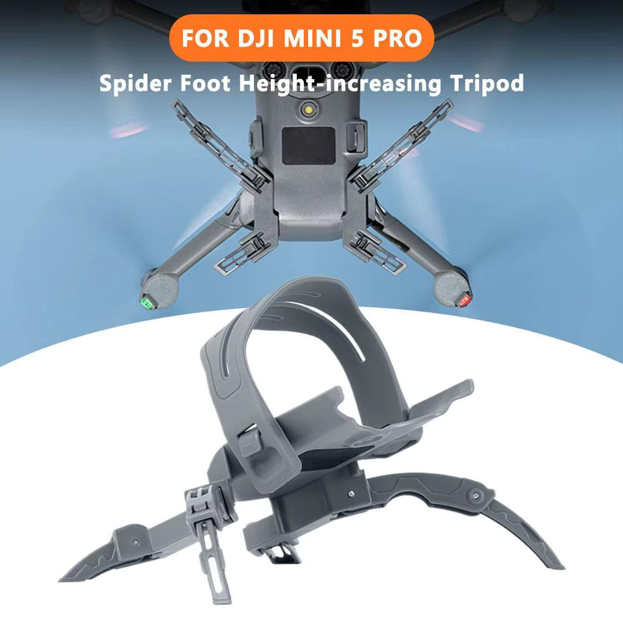 DJI MINI5 PRO Tragbares Landestatativ mit Quick Release und wasserdichter Stoßfestigkeit in Grau - Bild 2