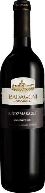 Badagoni Kindzmarauli Rotwein Saperavi 2024, Kachetien, halbsüß, 0,75 l - Bild 1