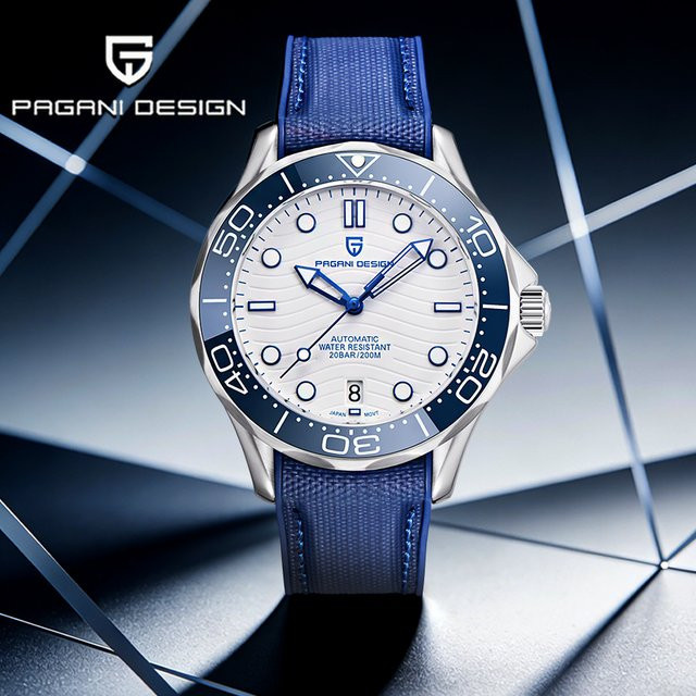 Pagani Design Taucheruhr, Automatik, Edelstahl, Saphirglas, Herren - Bild 1