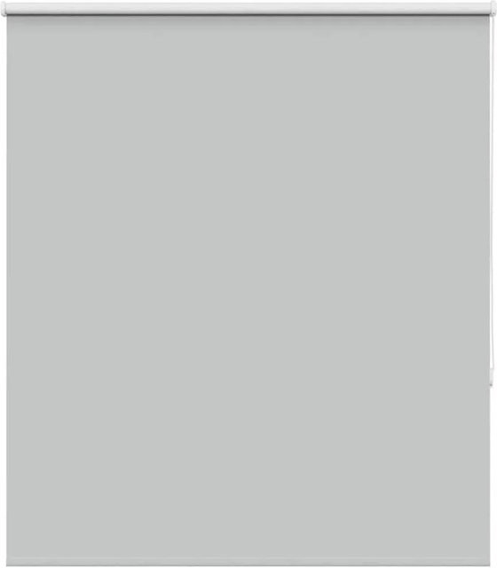 vidaXL Verdunkelungsrollo Hellgrau aus Polyester mit Wärmedämmung B: 130 cm, H: 130 cm - Bild 1