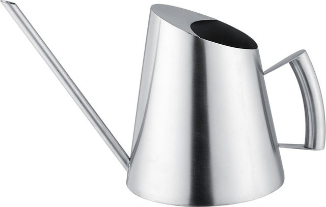 TOMTOP JMS Edelstahl Gießkanne in Silber mit langem Auslauf für Garten und Pflanzen, 1,5 l - Bild 1