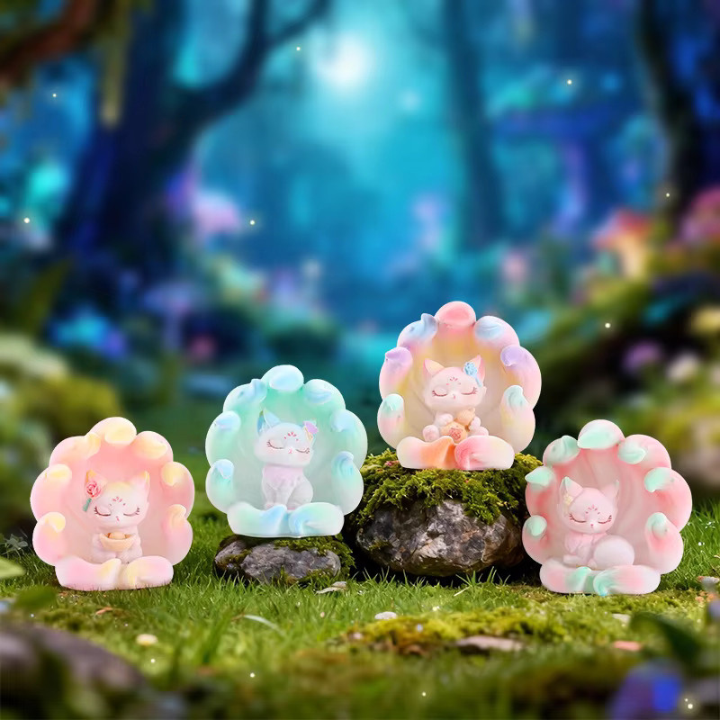 52TOYS Neun-Schwänziger Fuchs Galaxie-Traumfigur Blindbox, Leuchtende Figuren, Einzelfigur - Bild 2