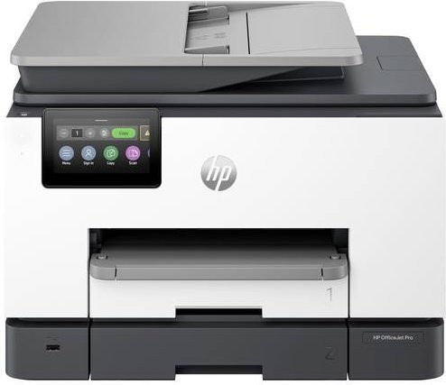 HP OfficeJet Pro 9130b Tintenstrahl Multifunktionsdrucker 4-in-1 in Grau und Weiß mit Drucken, Scannen, Kopieren und Faxen sowie WLAN, LAN und USB - Bild 1