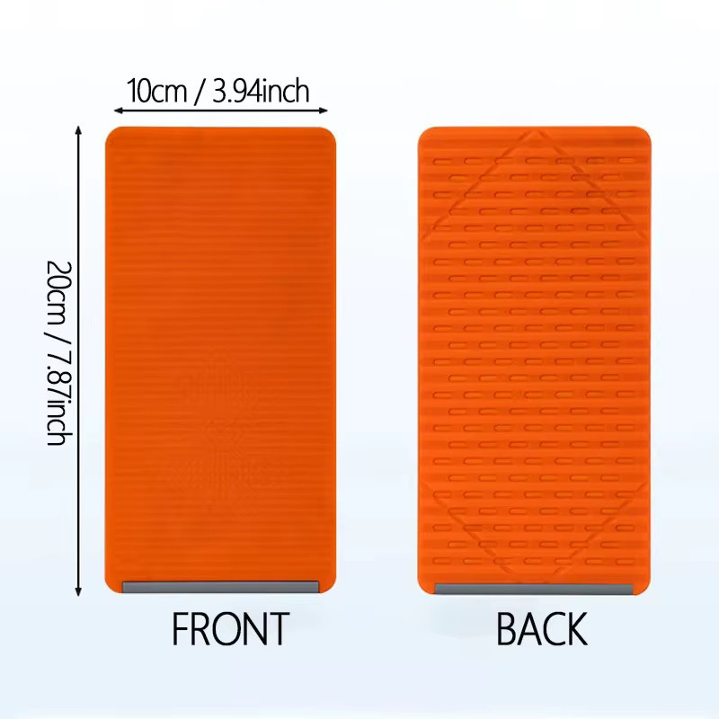 KEBIDUMEI Faltbarer Silikon-Telefonhalter in Orange, Verstellbarer Multi-Winkel Desktop-Ständer für Smartphone, Tablet und Laptop - Bild 4