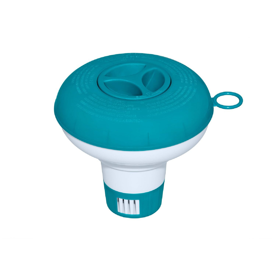 Bestway Flowclear Dosierschwimmer Mini in Türkis mit 12,5 cm Durchmesser für kristallklares Poolwasser - Bild 1