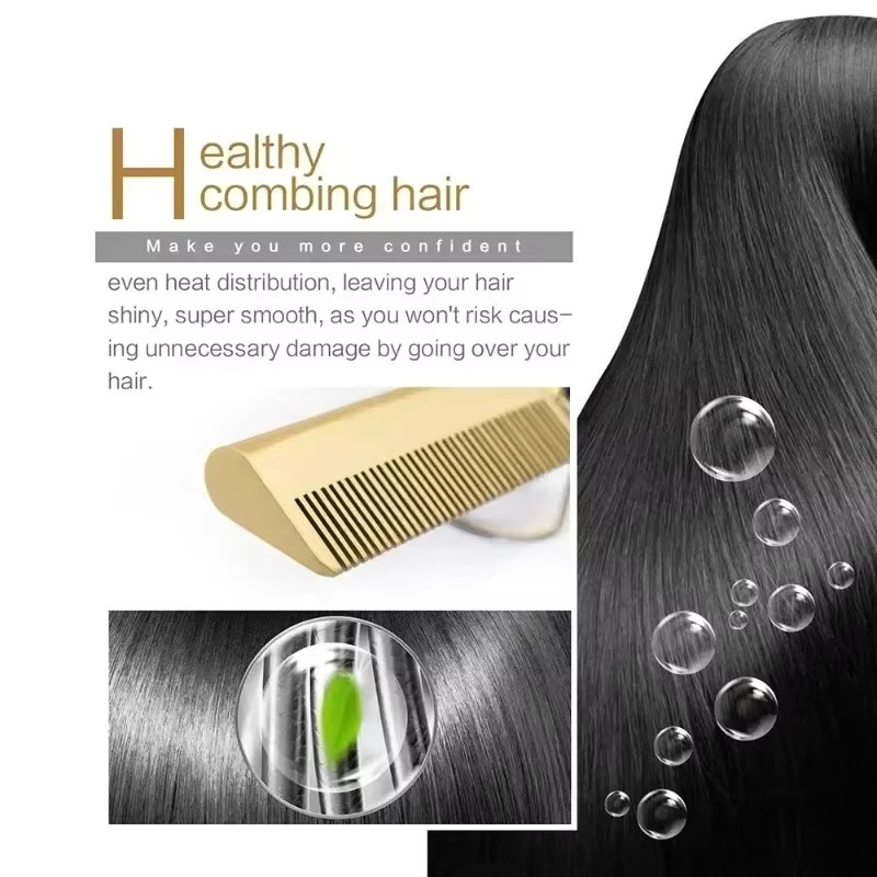 DUTRIEUX Elektrischer Heizkamm Haarglätter und Lockenstab, Unisex - Bild 5