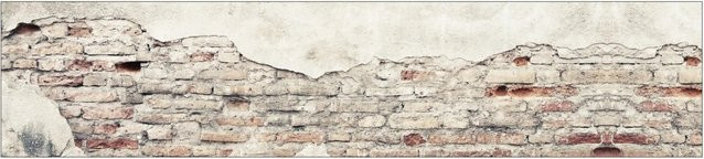 MySpotti Küchenrückwand Profix Cucina Vintage Wall in Beige mit Ziegel-Optik B: 270 cm, H: 60 cm - Bild 1