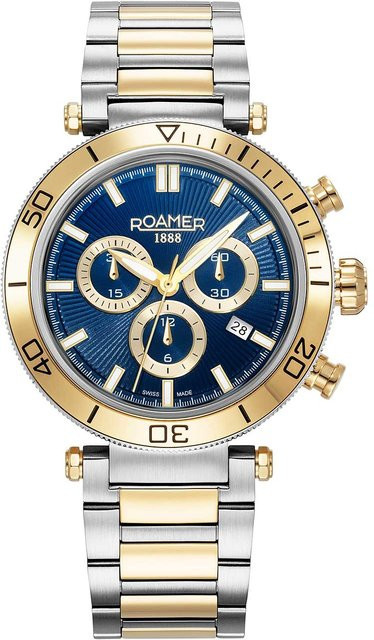 Roamer Chronograph, Quarz, Edelstahl, 43 mm, Herren - Bild 1