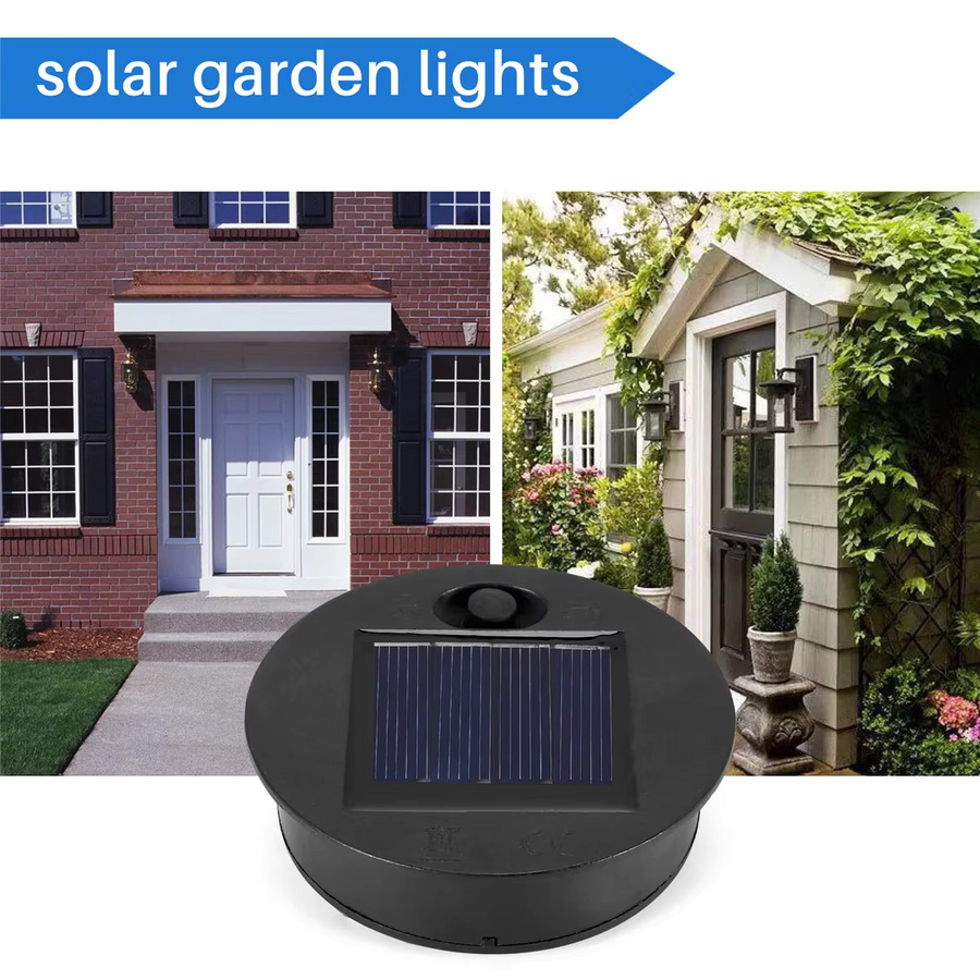 FUFU 5er-Pack Ersatz-Solarlichtteile mit warmweißer LED, wasserdicht, Schwarz - Bild 4