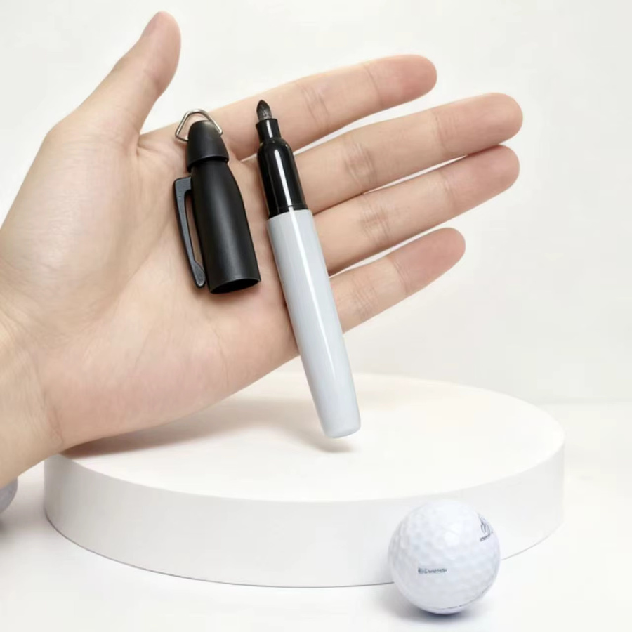 12 Stück CEESO Golf-Markierungsstifte Permanentmarker mit Eisenhaken, wasserfeste und schnelltrocknende Mini-Marker für Golfbälle und Outdoor-Einsatz - Bild 4