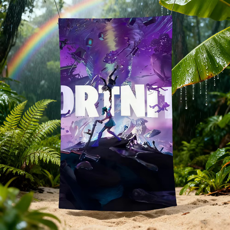 Fortnite Schnelltrocknendes Handtuch in Multicolour für Strand, Pool und Sport - Bild 3