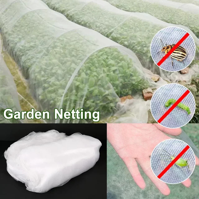 Pflanzenschutznetz mit 60 Mesh für Gewächshaus, Obst und Gemüse zur Schädlingsbekämpfung und Insektenabwehr im Garten - Bild 1