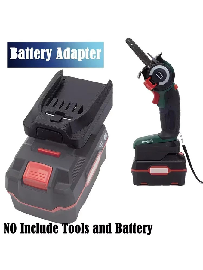 Adapter Konverter für Parkside X20V Team Lithium-Batterie auf Bosch Green PBA 18V Akku-Geräte, Schwarz (Keine Batterie) - Bild 1