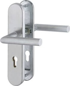 Hoppe Schutzgarnitur Ams.E1400Z/3331/3310 VA in Silber, Durchmesser: 72 mm, Passform: 42-47 mm - Bild 1