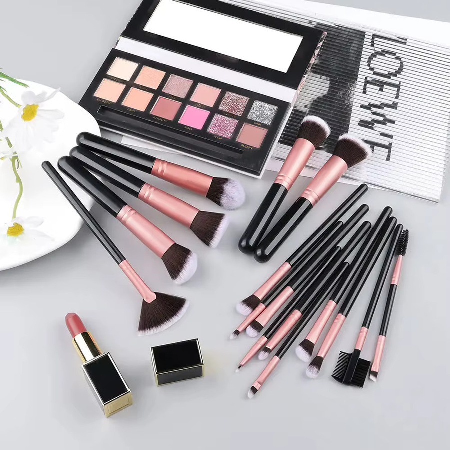 RUNTOIN Mini-Make-up-Pinsel-Set, 14-16 Stück, für Gesicht und Augen - Bild 2