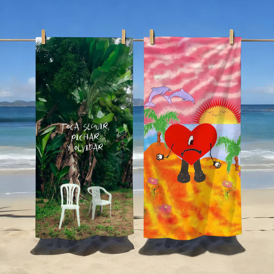 Singer B-Bunny Handtuch Multicolor, schnelltrocknendes Strandtuch für Sport, Reise und Camping - Bild 6