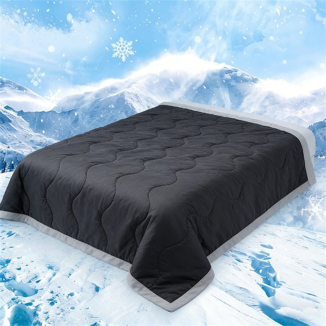 Dreamreal Kühlende Sommerdecke Arc-Chill Cool 3.0 aus Polyester-Faser in Grau, B/T: 230 x 200 cm - Bild 1