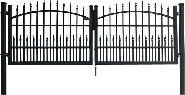 Dekor Doppeltor Avignon zum Einbetonieren in Anthrazit B: 300 cm, H: 110 cm - Bild 1