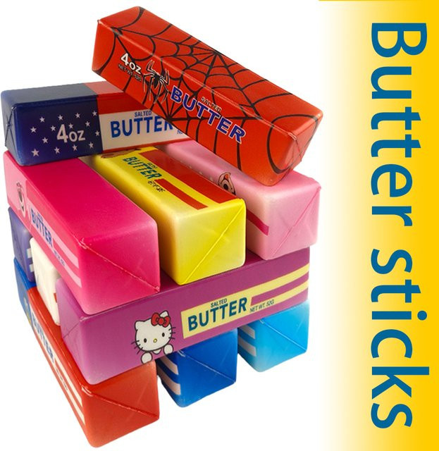 Bandai Cartoon-Serie Weiche Butter-Squishies, 12er-Set - Bild 1