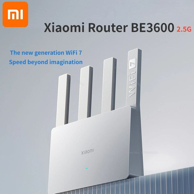 Xiaomi Router BE3600 WiFi 7 Dualband Router mit Qualcomm Quad-Core und Gaming-Beschleunigung in Weiß - Bild 1