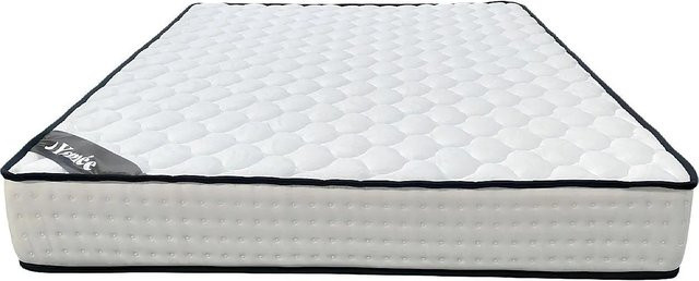 Ysmée Hybrid-Matratze mit Taschenfederkern und Viscoschaum, Weiß, B/T: 140 x 190 cm - Bild 1