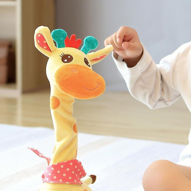 Linyi toy Giraffe Plüschtier gelb - Bild 3