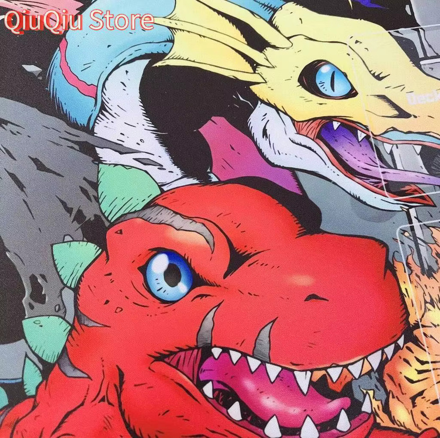Bandai Digimon Omnimon Anime Duel Spielmatte aus Gummi, B/T: 60 x 35 cm - Bild 1