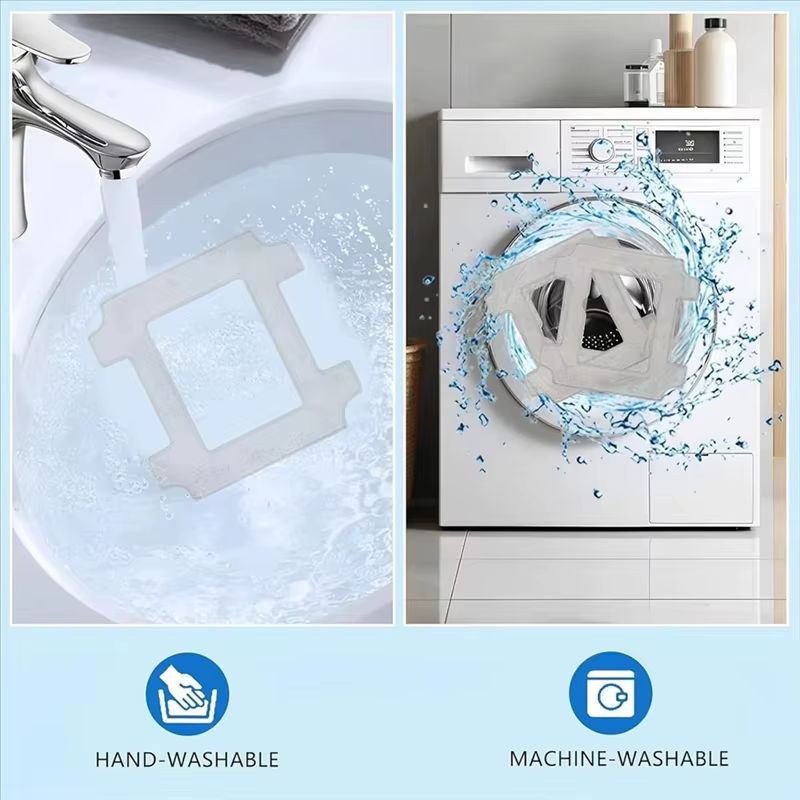 E.LUO Mopptuch-Set für Ecovacs Winbot W2S Pro, Ersatz-Fensterwischtücher für Roboter-Staubsauger, Zubehör-Tuchset - Bild 2